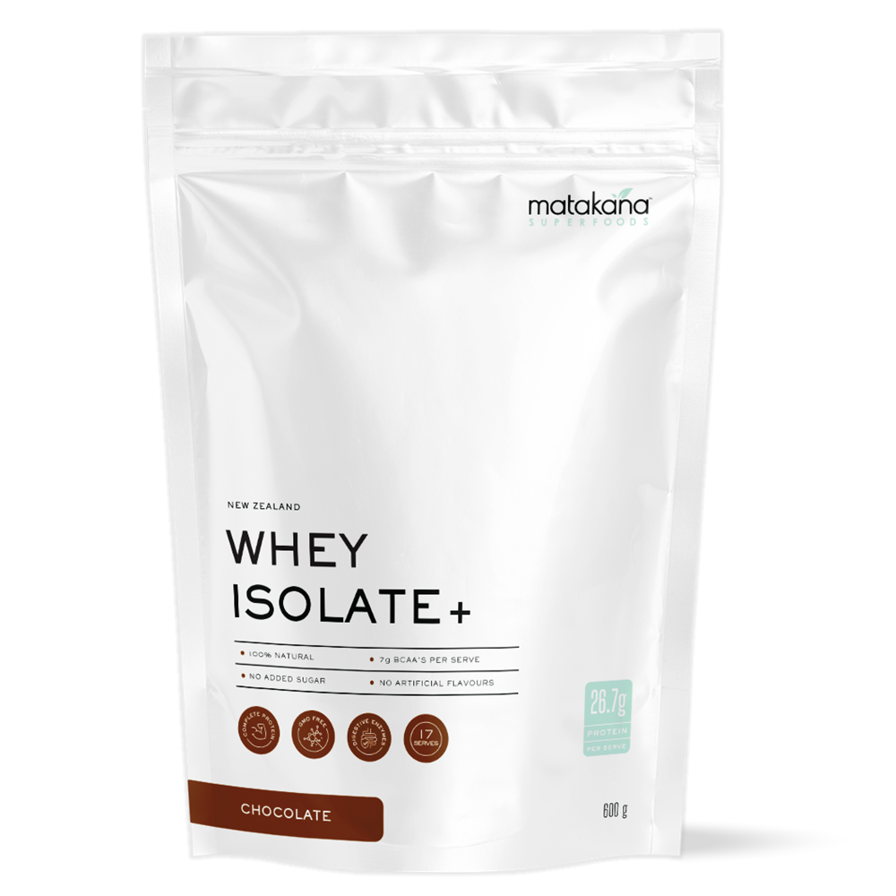 Image of Matakana NZ Whey Protein Isolate + Chocolate 600g Pouch
