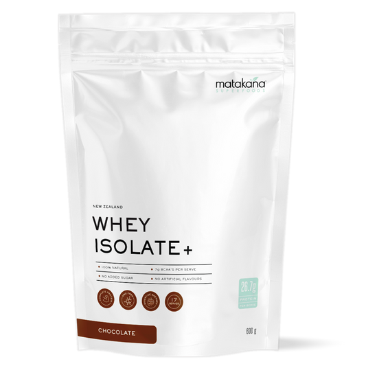Image of Matakana NZ Whey Protein Isolate + Chocolate 600g Pouch